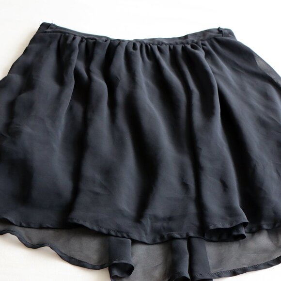 Target Xhilaration Black Chiffon Skirt - Picture 2 of 7